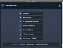 Tablet Screenshot of directorydr.com